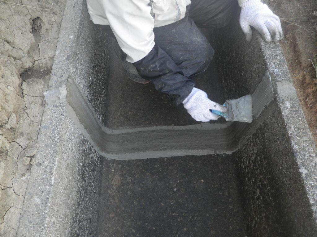 上塗り状況